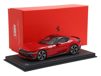 Ferrari 12Cilindri BBR Models 1/18 P18254B1 Rosso Corsa tetto panoramico con vetrina