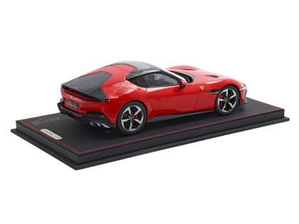 Ferrari 12Cilindri BBR Models 1/18 P18254B1 Rosso Corsa tetto panoramico con vetrina 2