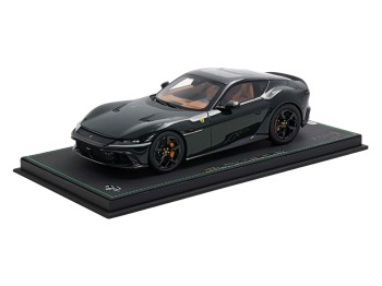 Ferrari 12Cilindri BBR Models 1/18 P18254H Verde British tetto panoramico con vetrina