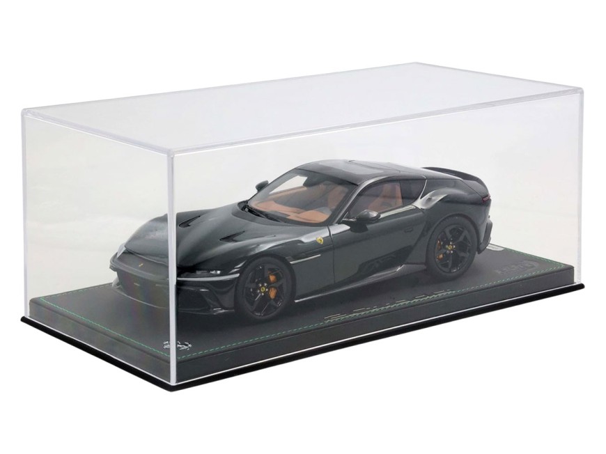 Ferrari 12Cilindri BBR Models 1/18 P18254H Verde British tetto panoramico con vetrina