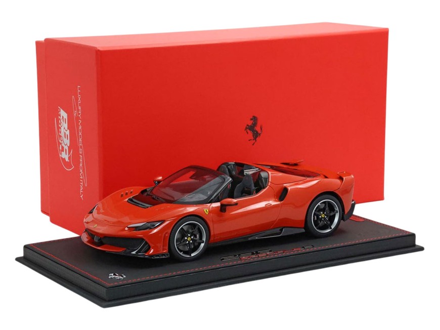 Ferrari 296 Speciale A BBR Models 1/18 P18270A Dino Red with display case
