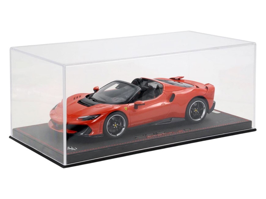 Ferrari 296 Speciale A BBR Models 1/18 P18270A Rouge Dino avec vitrine