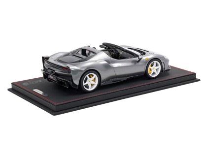 Ferrari 296 Speciale A BBR Models 1/18 P18270C Grigio Ferro con vetrina 2