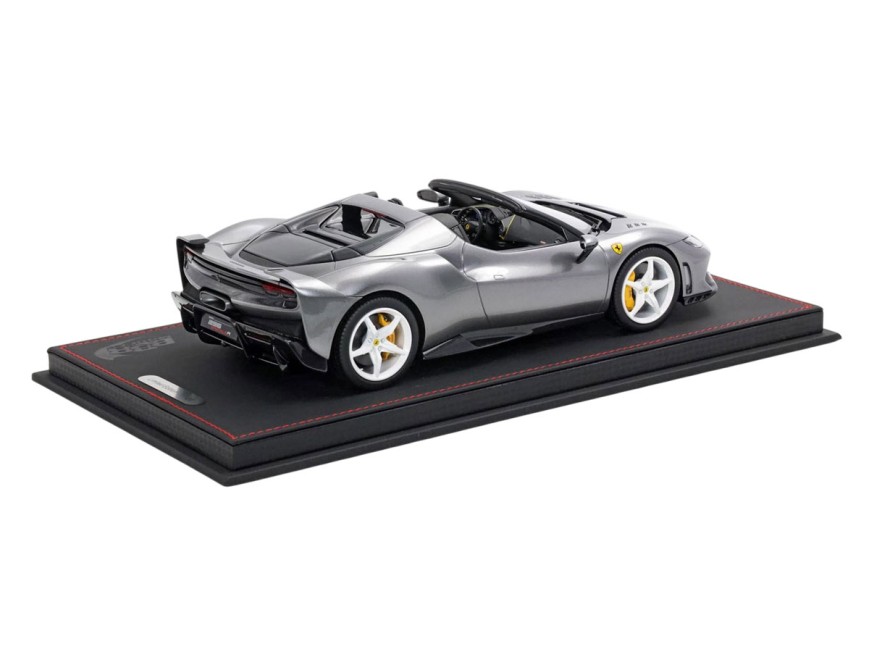 Ferrari 296 Speciale A BBR Models 1/18 P18270C Grigio Ferro con vetrina