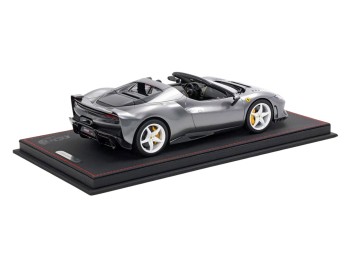 Ferrari 296 Speciale A BBR Models 1/18 P18270C Grigio Ferro con vetrina