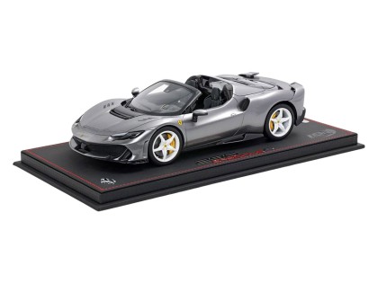 Ferrari 296 Speciale A BBR Models 1/18 P18270C Gris Fer avec vitrine