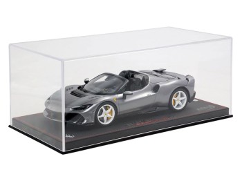 Ferrari 296 Speciale A BBR Models 1/18 P18270C Grigio Ferro con vetrina