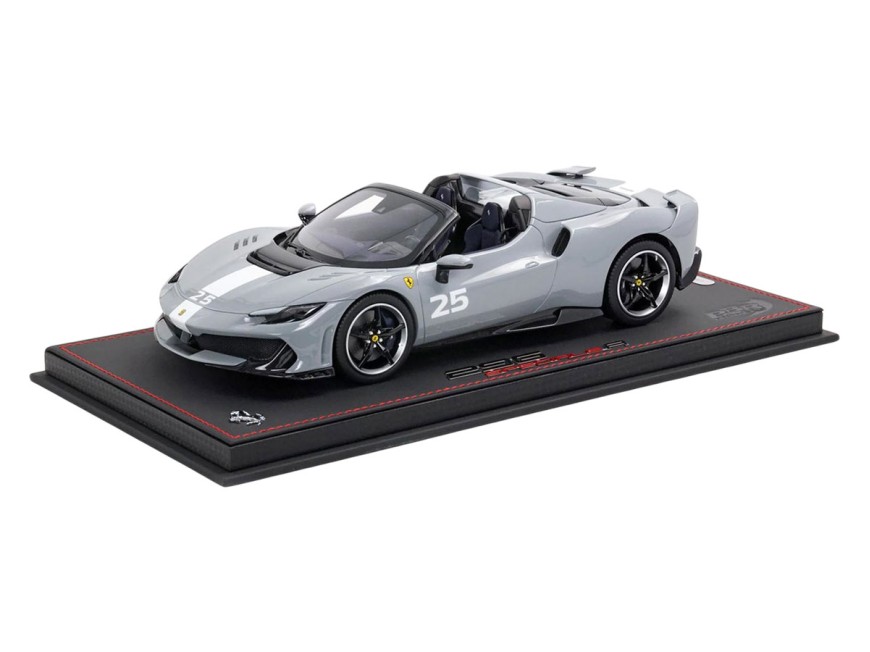 Ferrari 296 Speciale A BBR Models 1/18 P18270D Gris Requin avec vitrine
