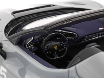 Ferrari 296 Speciale A BBR Models 1/18 P18270D Gris Requin avec vitrine