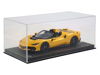 Ferrari 296 Speciale A BBR Models 1/18 P18270E Jaune Trois Couches avec vitrine