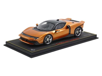Ferrari 849 Testarossa BBR Models 1/18 P18275B Giallo Ambra con vetrina