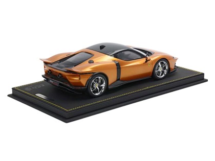 Ferrari 849 Testarossa BBR Models 1/18 P18275B Giallo Ambra con vetrina 2