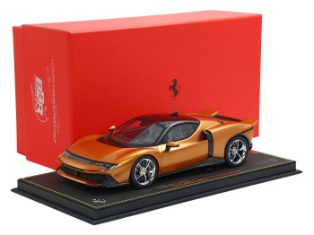 Ferrari 849 Testarossa BBR Models 1/18 P18275B Giallo Ambra con vetrina