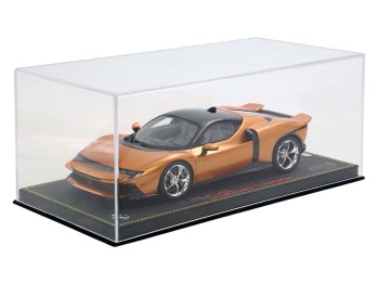 Ferrari 849 Testarossa BBR Models 1/18 P18275B Jaune Ambre avec vitrine