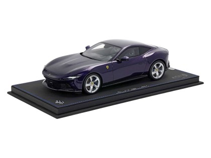 Ferrari Amalfi BBR Models 1/18 P18272F Violet Dino avec vitrine