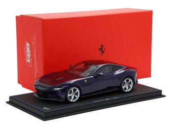 Ferrari Amalfi BBR Models 1/18 P18272F Violet Dino avec vitrine