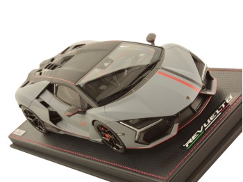 Lamborghini Revuelto NA63 MR Collection 1/18 LAMBO058NA63D Acheso Grey with display case