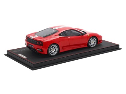 Ferrari 360 Challenge Stradale BBR Models 1/18 P18262A Rouge Corsa avec vitrine 2