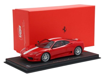 Ferrari 360 Challenge Stradale BBR Models 1/18 P18262A Rosso Corsa con vetrina