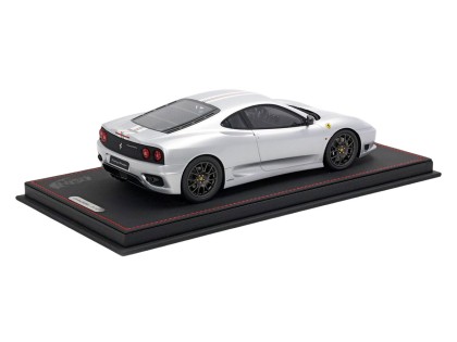 Ferrari 360 Challenge Stradale BBR Models 1/18 P18262D Argento Nurburgring con vetrina 2