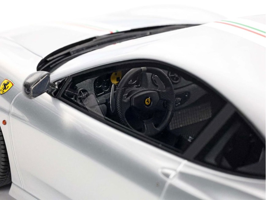 Ferrari 360 Challenge Stradale BBR Models 1/18 P18262D Argento Nurburgring con vetrina