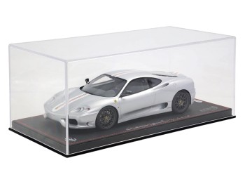 Ferrari 360 Challenge Stradale BBR Models 1/18 P18262D Argento Nurburgring con vetrina