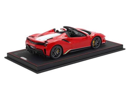 Ferrari 488 Pista Spider BBR Models 1/18 P18162C4 Corsa Red with display case 2