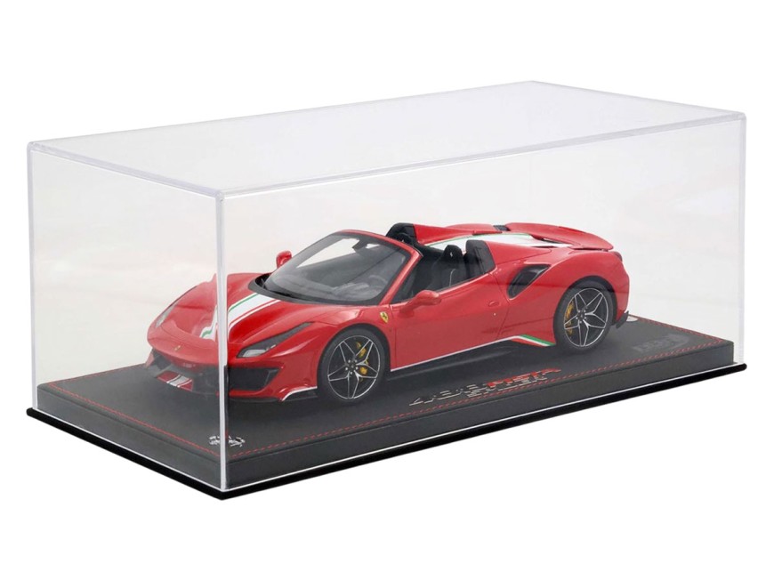 Ferrari 488 Pista Spider BBR Models 1/18 P18162C4 Rosso Corsa con vetrina