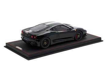 Ferrari 360 Challenge Stradale BBR Models 1/18 P18262E Noir DS avec vitrine