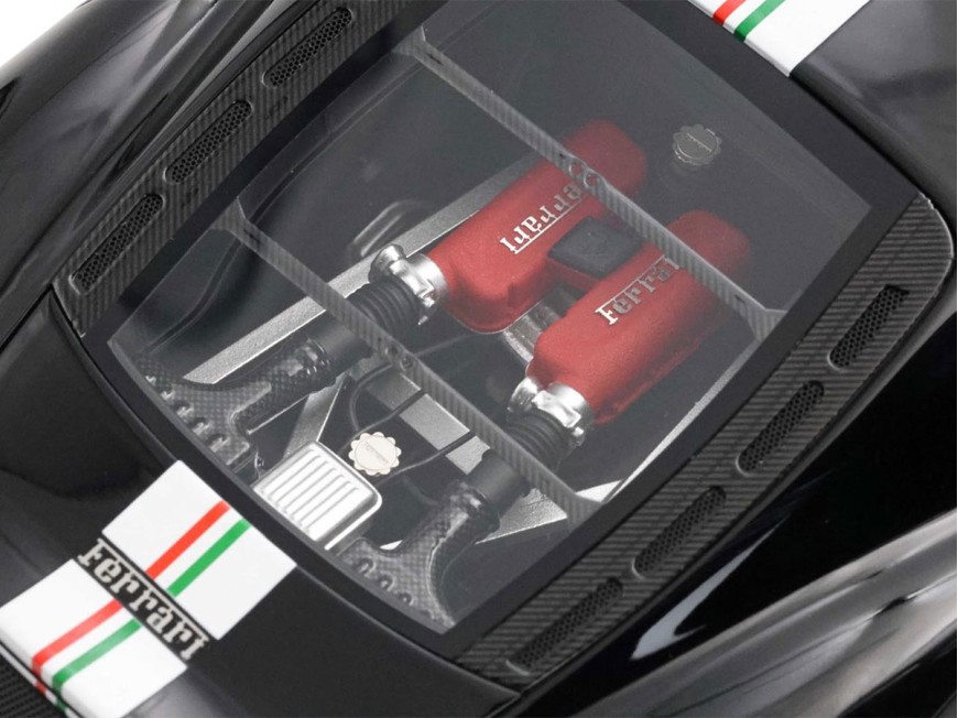Ferrari 360 Challenge Stradale BBR Models 1/18 P18262E DS Black with display case