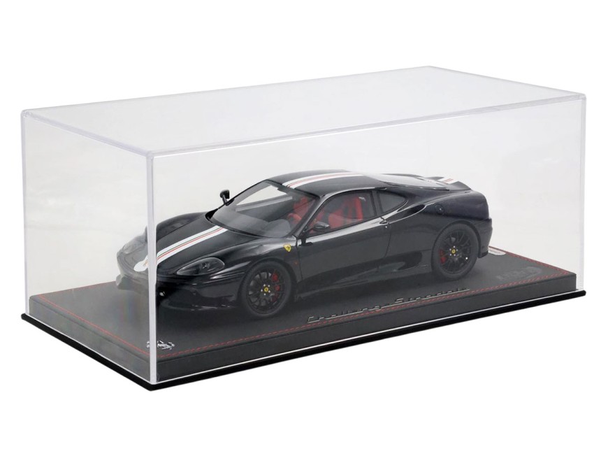 Ferrari 360 Challenge Stradale BBR Models 1/18 P18262E Noir DS avec vitrine