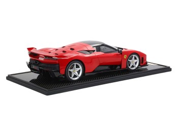 Ferrari F80 BBR Models 1/12 BBR1223A Rouge Corsa avec vitrine