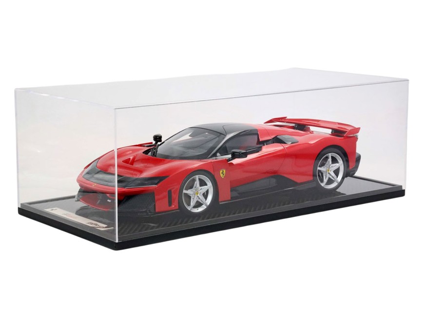 Ferrari F80 BBR Models 1/12 BBR1223A Rosso Corsa con vetrina