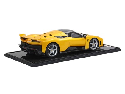 Ferrari F80 BBR Models 1/12 BBR1223B Three-Layer Yellow with display case 2
