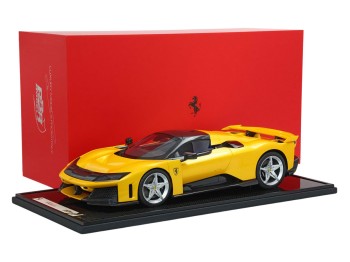 Ferrari F80 BBR Models 1/12 BBR1223B Giallo Tristrato con vetrina