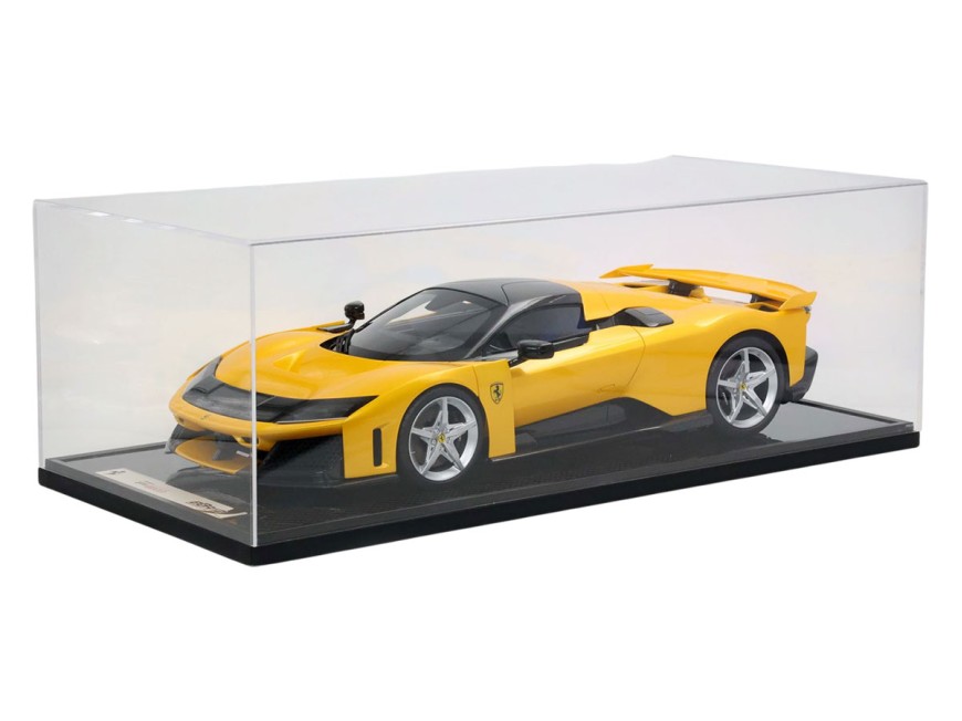 Ferrari F80 BBR Models 1/12 BBR1223B Giallo Tristrato con vetrina