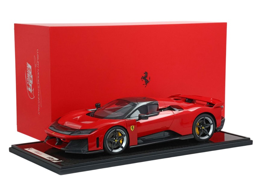Ferrari F80 BBR Models 1/12 BBR1223A1 Rosso Corsa con vetrina