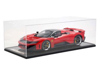Ferrari F80 BBR Models 1/12 BBR1223A1 Rouge Corsa avec vitrine