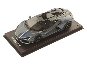 Lamborghini Revuelto NA63 MR Collection 1/18 LAMBO058NA63C Grigio Serget con vetrina