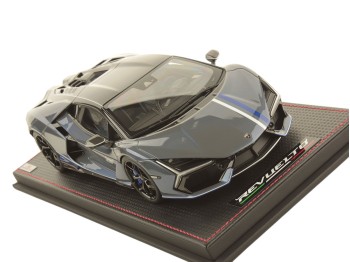 Lamborghini Revuelto NA63 MR Collection 1/18 LAMBO058NA63C Serget Grey with display case