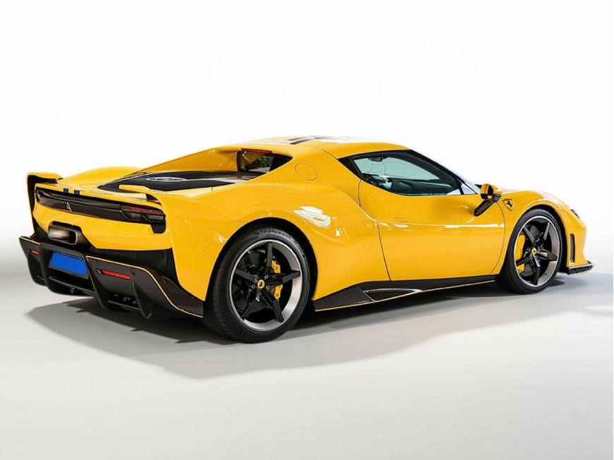Ferrari 296 Speciale BBR Models 1/18 P18269H Modena Yellow with display case
