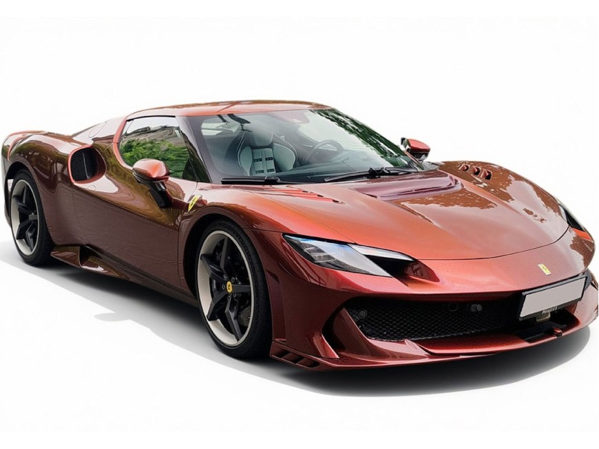Ferrari 296 Speciale BBR Models 1/18 P18269M Rosso Taormina con vetrina