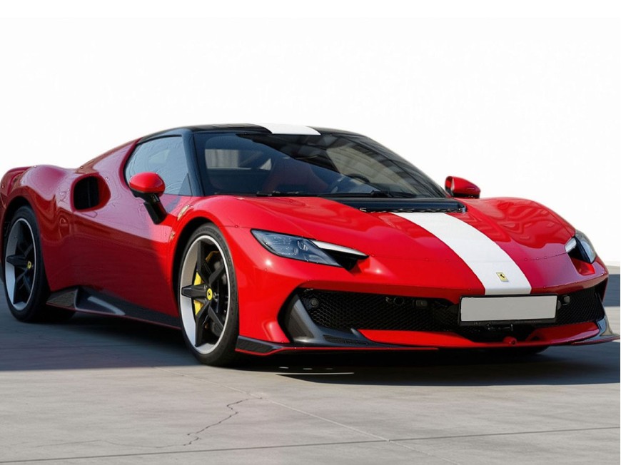 Ferrari 296 Speciale BBR Models 1/18 P18269B3 Rouge Course avec vitrine