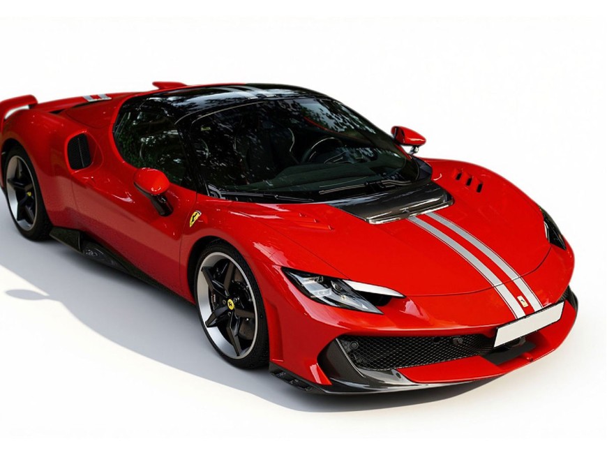 Ferrari 296 Speciale A BBR Models 1/18 P18270B1 Corsa Red with display case