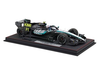 Mercedes-AMG F1 W17 GP de Chine Kimi Antonelli Winner die-cast Minichamps-BBR Models 1/18 BBRMIN212 avec vitrine