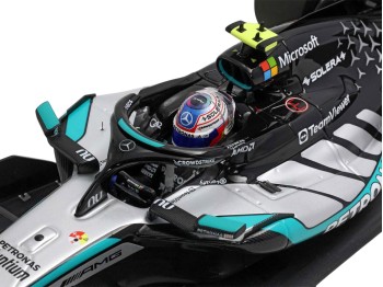 Mercedes-AMG F1 W17 GP de Chine Kimi Antonelli Winner die-cast Minichamps-BBR Models 1/18 BBRMIN212 avec vitrine