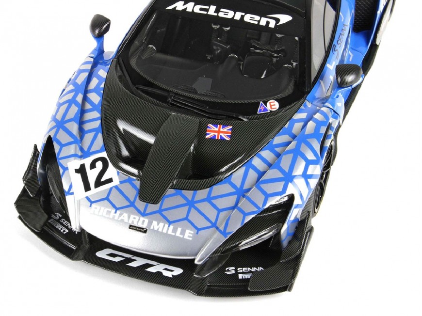 McLaren Senna GTR BBR Models 1/18 P18182A con vetrina