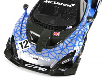 McLaren Senna BBR Models 1/18 P18182A with display case
