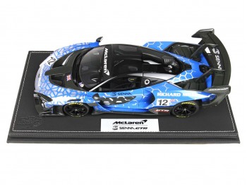 McLaren Senna GTR BBR Models 1/18 P18182A con vetrina