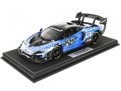 McLaren Senna GTR BBR Models 1/18 P18182A con vetrina